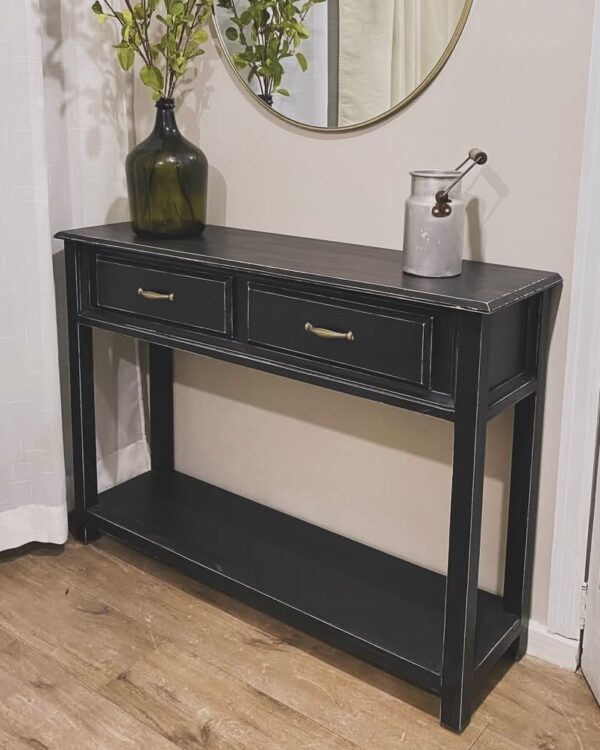 Arrimo negro cajones 100cm