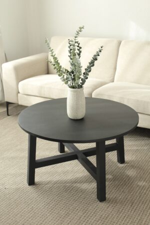 Mesa redonda negro 80cm