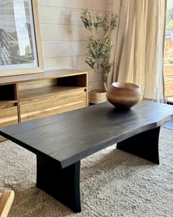 Mesa  rústica negro