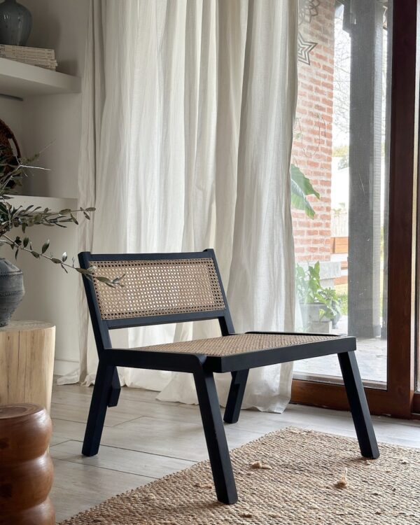 Poltrona junco negro