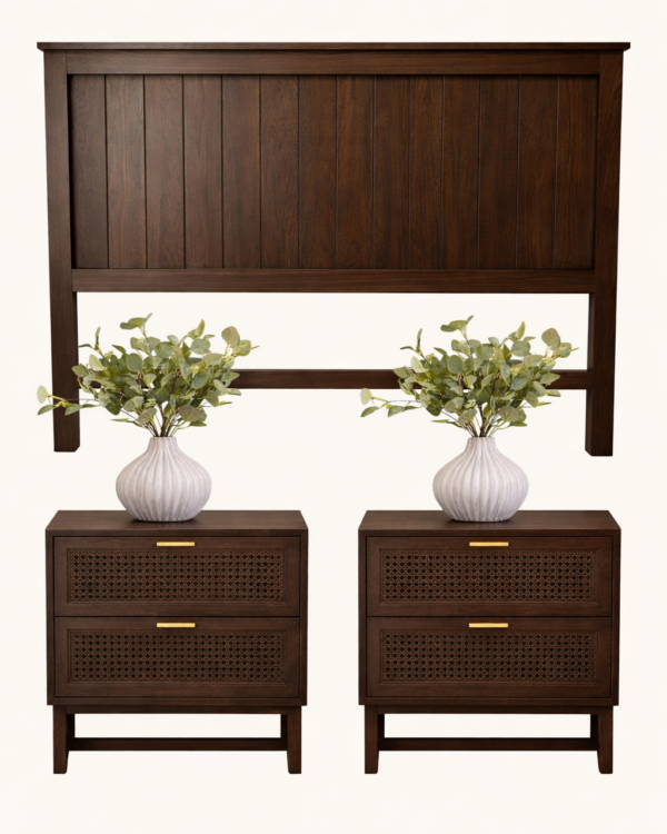 Pack dormitorio King roble